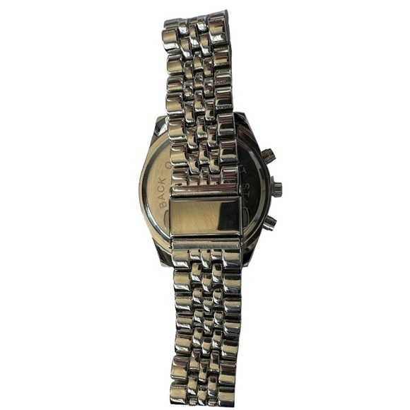 ELEGANT STAINLESS STEEL QUARTZ MOVT WATCH | NWOT, NEVER WORN, PRISTINE CONDITION - Picture 11 of 13